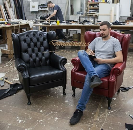 Кресло Честер на заказ,