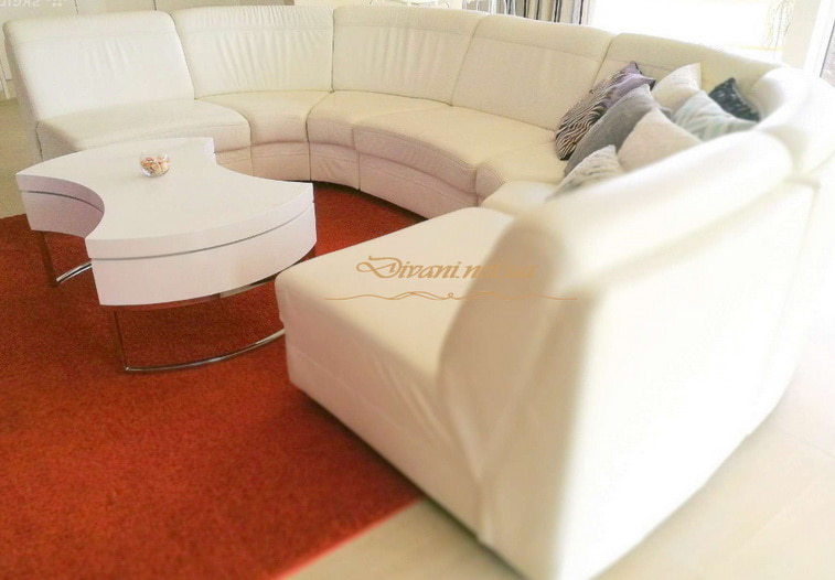 круглый дизайнерский диван под заказ Киев