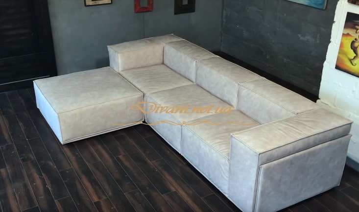 Дизайнерский Белый модульный диван под заказ