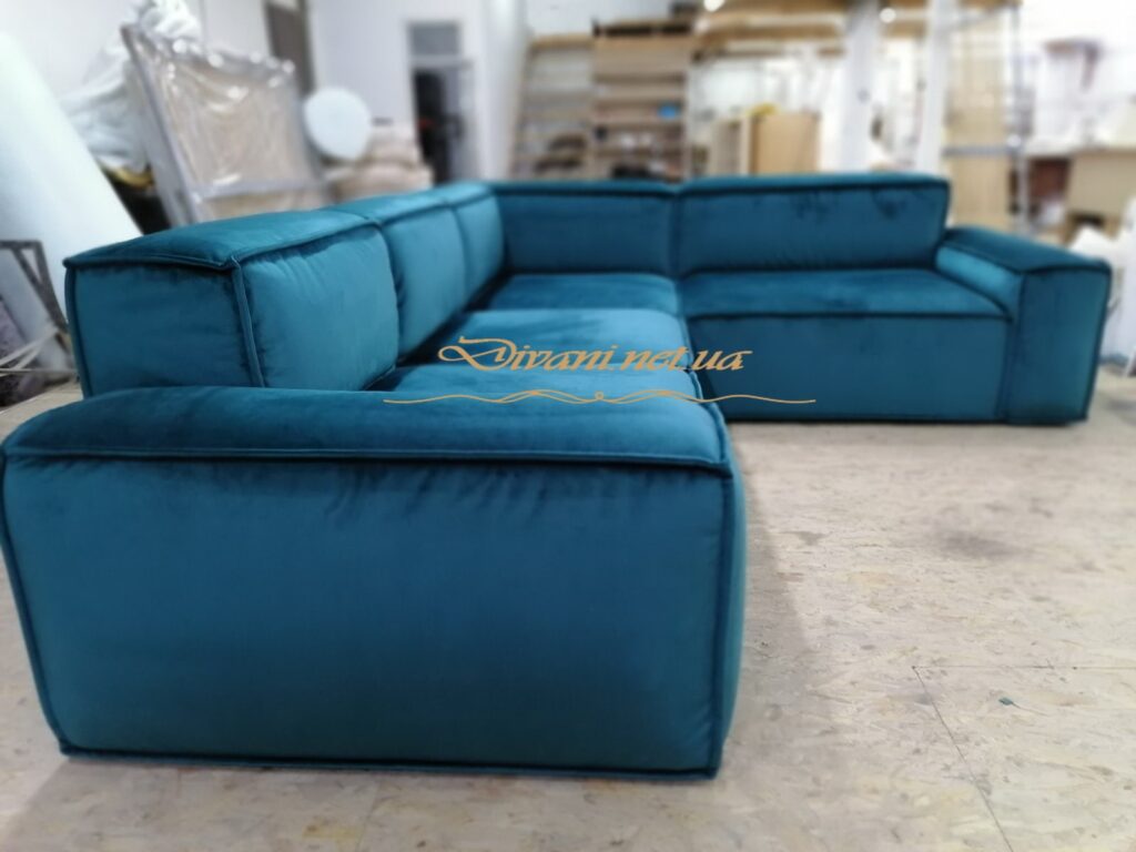 раскладной угловой синий диван под заказ  Ирпень