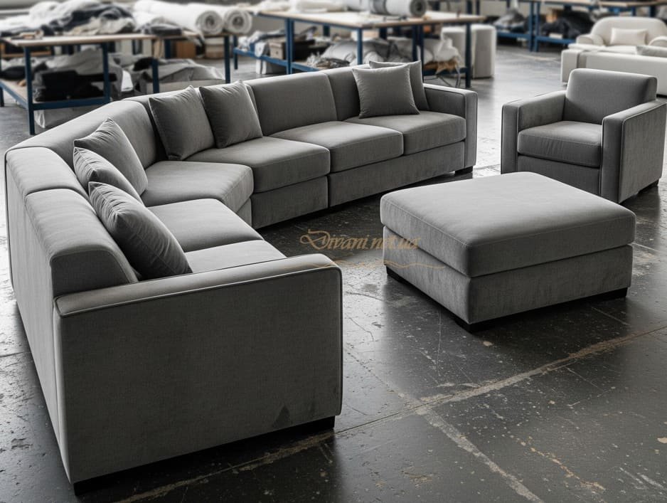 сірий диван на замовлення Одеса