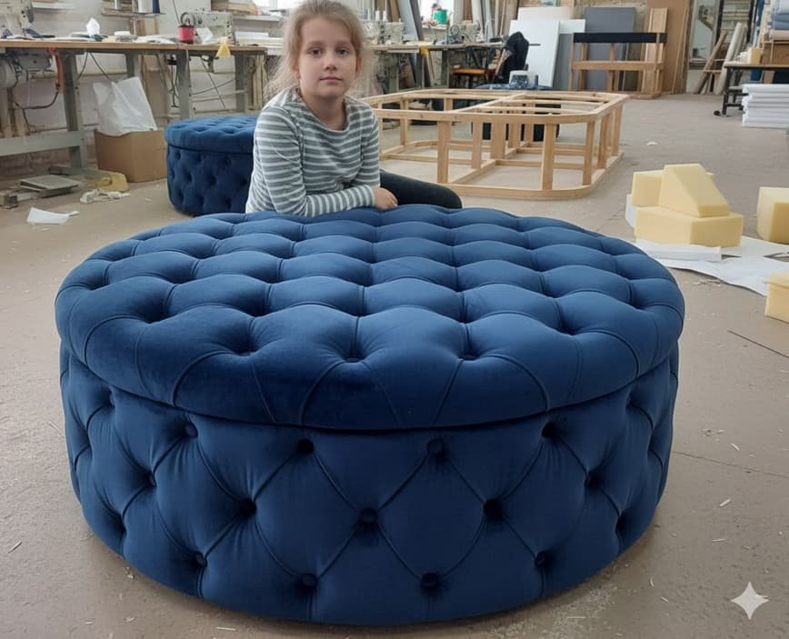 круглый пуфик на заказ  в Ивано-Франковске