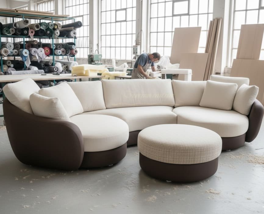 изогнутій диван ДВРЗ