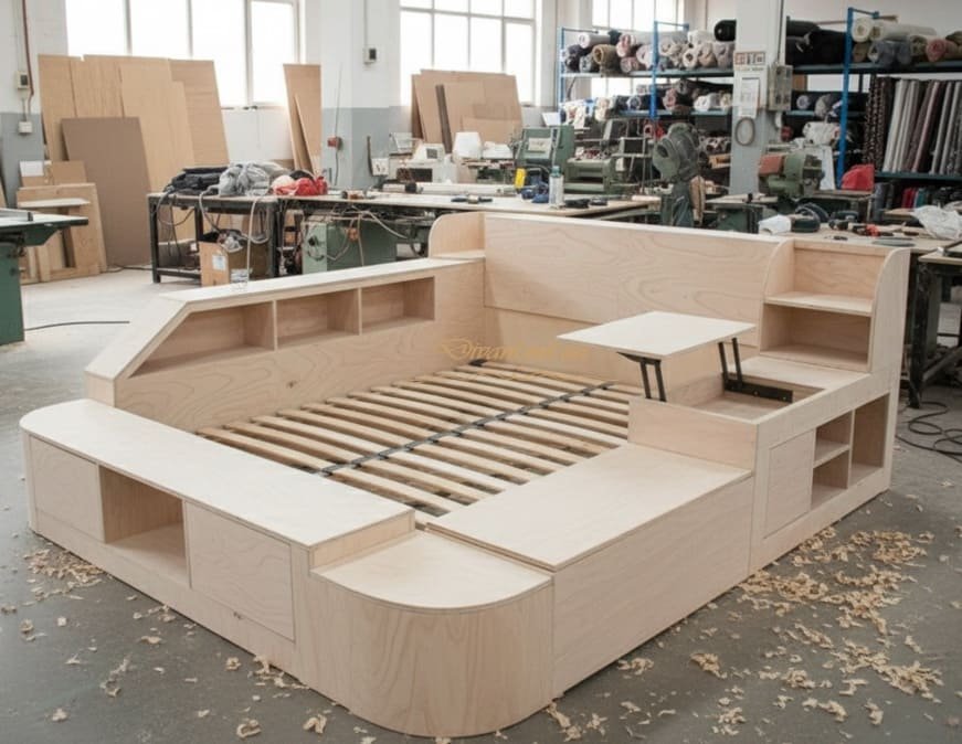 каркас кровати из фанеры на заказ Харьков 