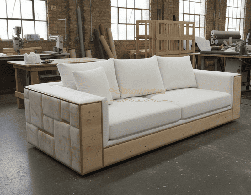 дизайнерская мягкая мебель на заказ Лесники