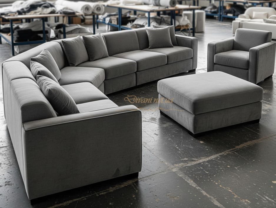 модульная мягкая мебель на заказ Лесники