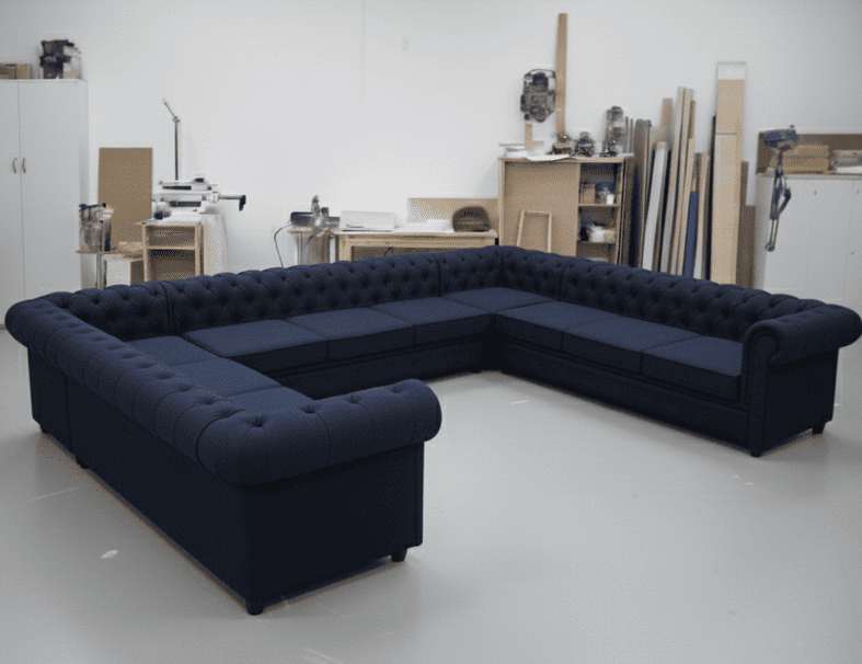 с-образный диван на заказ Лесники