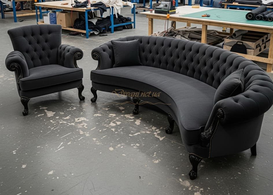 классические диваны на заказ Лесники
