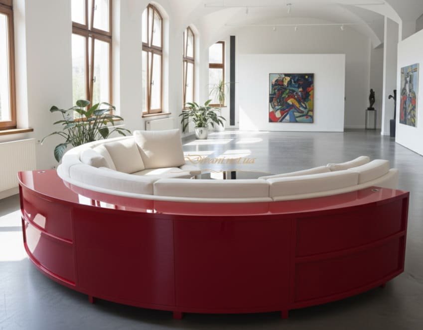 радиусный диван во Львове