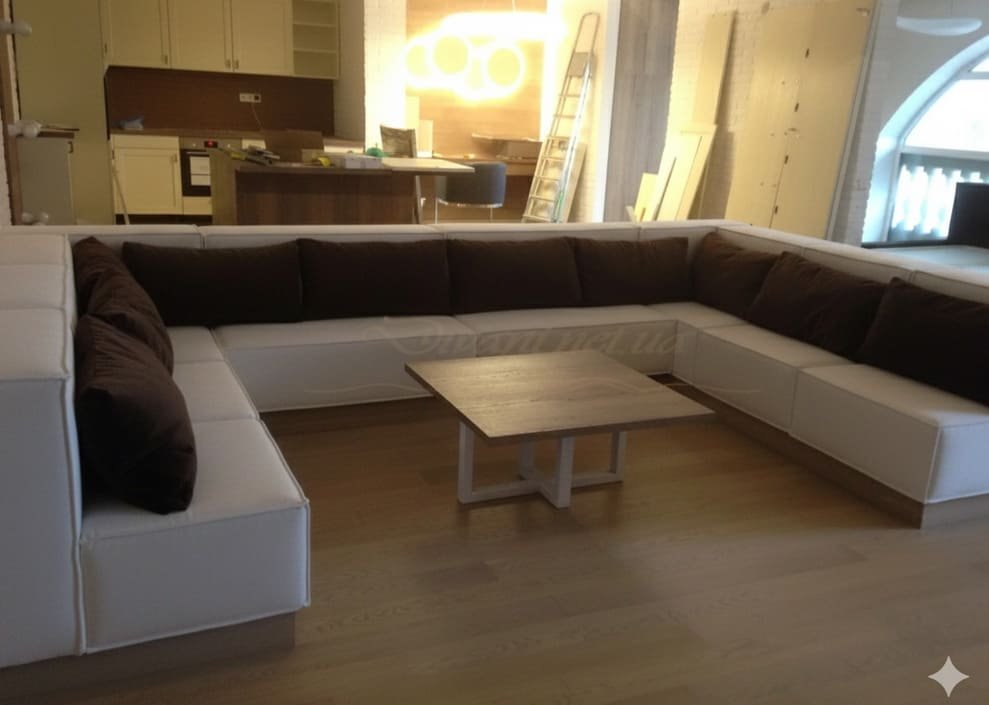 п образный диван модульный на заказ в Мироновке