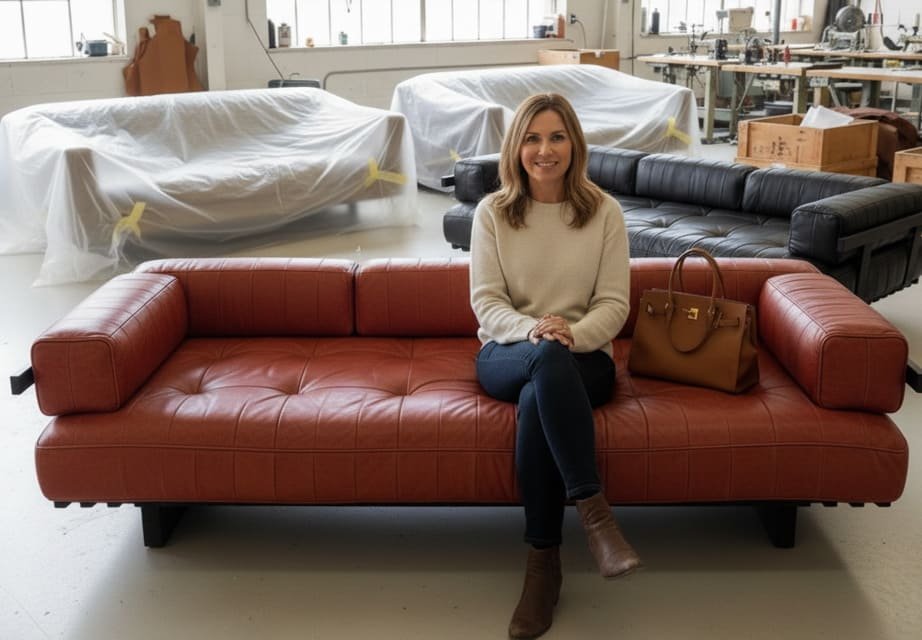 мебель мягкая из кожи на заказ в Броварах