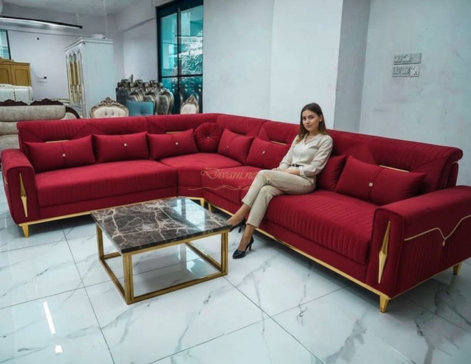 угловой диван с нишей Конча заспа