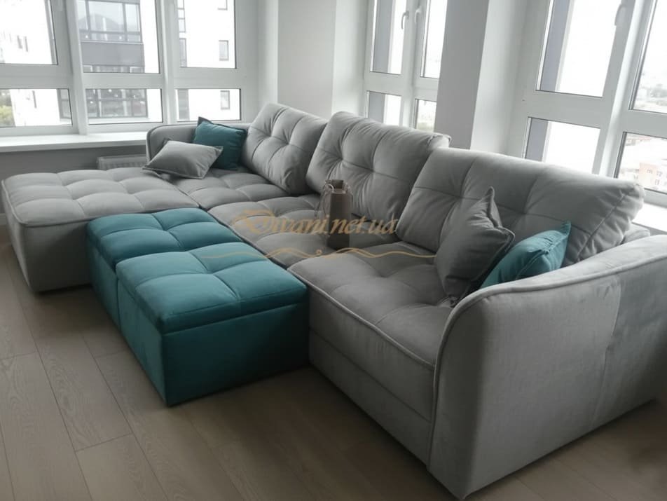 модульній угловой диван в стиле модерн
