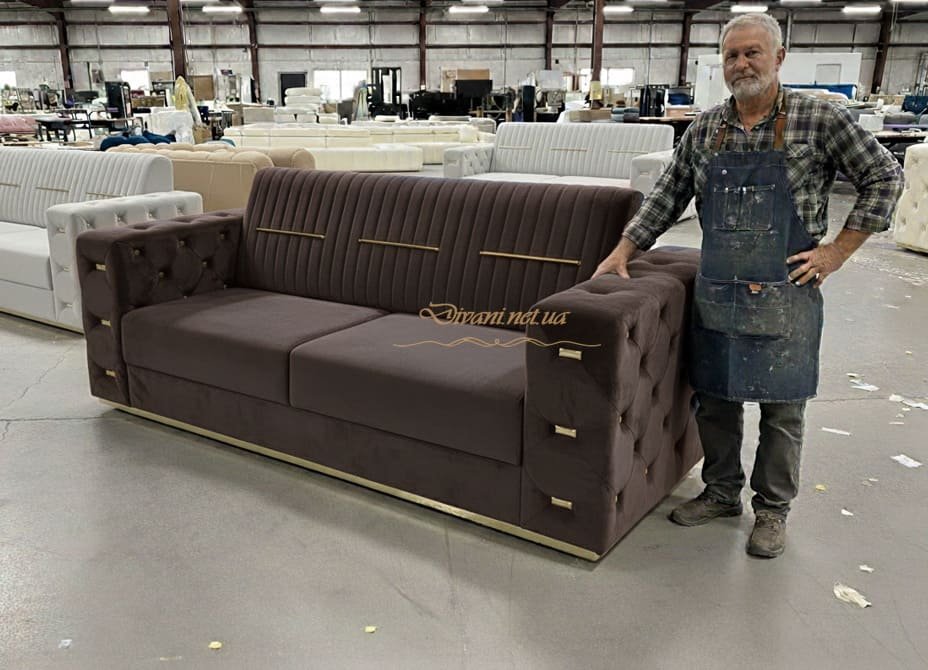 велюровый диван под заказ  в Гостомеле