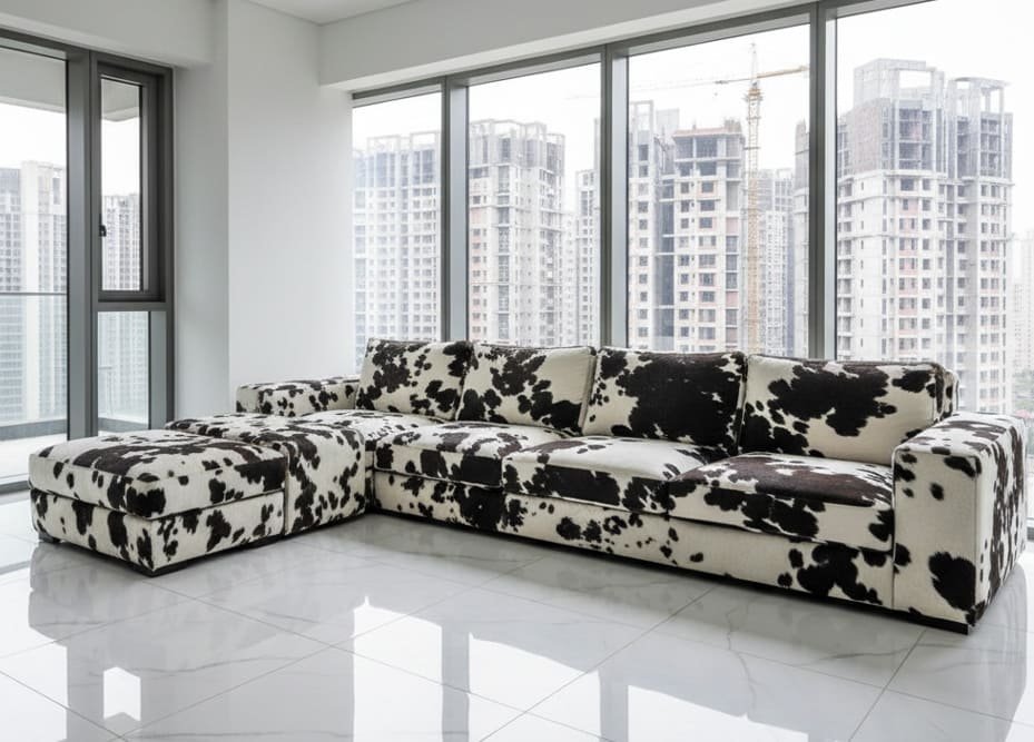 угловой кожанній диван на заказ в Одессе