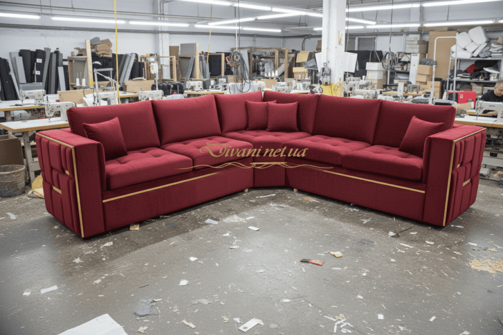 крачный угловой диван  в Конча Заспе