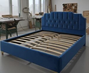 ліжко в стилі лофт з м'яким каркасом