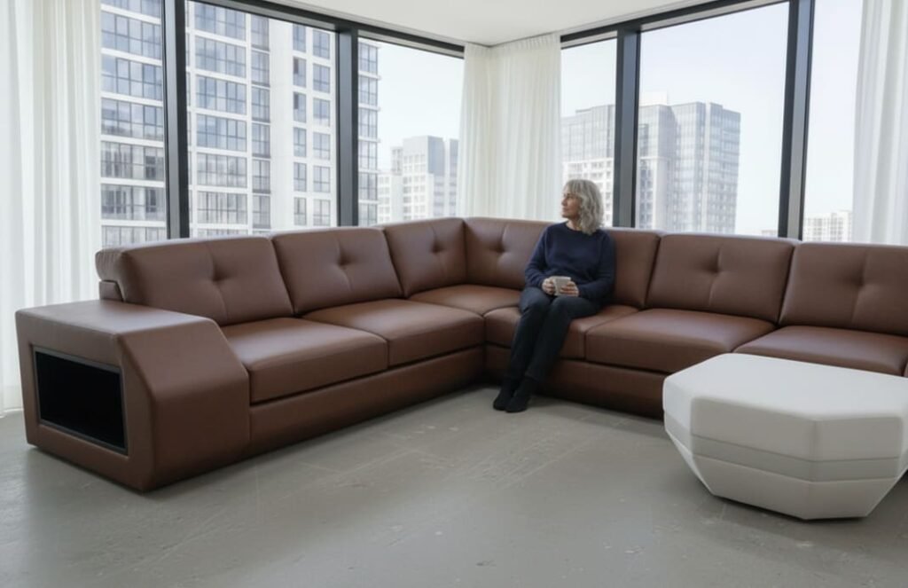 мягкая мебель из кожи под заказ Петропавловская Борщаговка