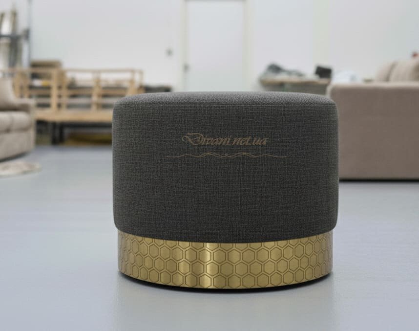 пуфи з каретною стяжкою