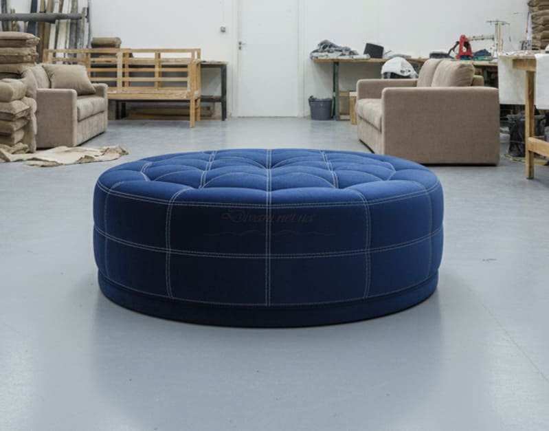 пуфи з рогожки в стилі лофт