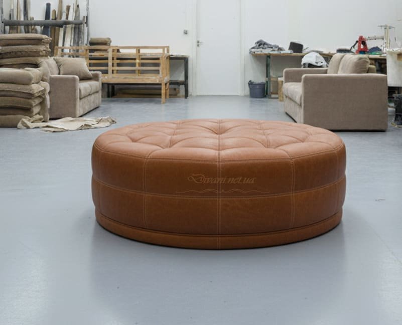 жесткие пуфы с деревянным каркасом