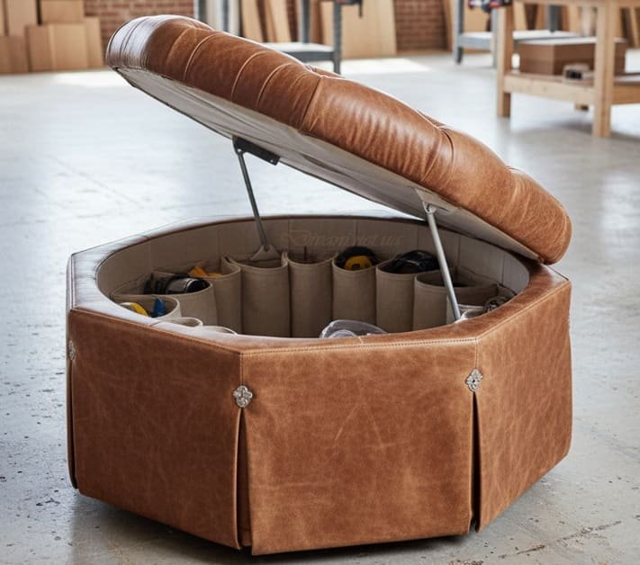 дизайнерські пуфи за ескізом