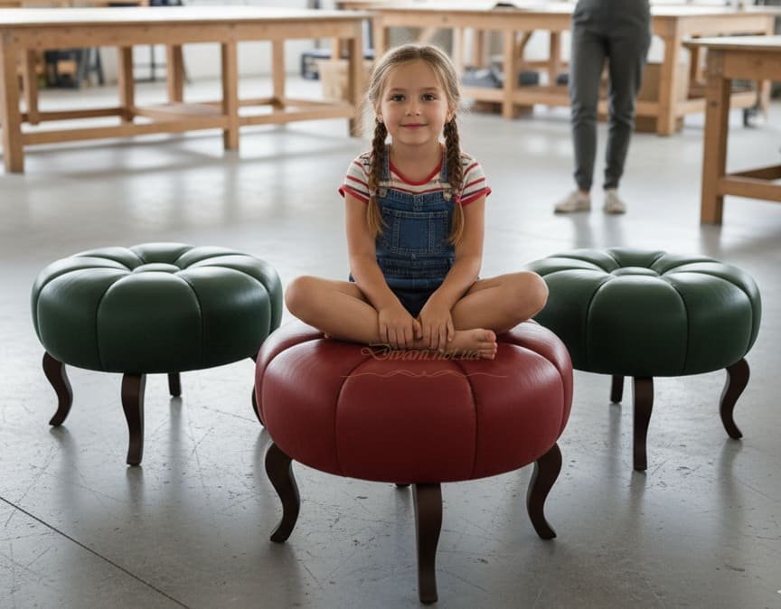 квадратні пуфи під індивідуальні розміри