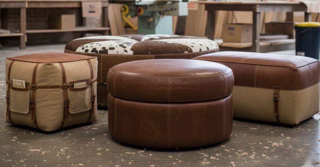 скандинавские пуфы на заказ