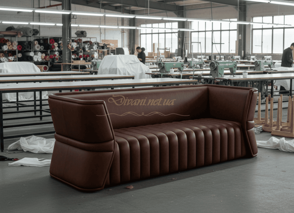диван в стиле модерн Вишневое