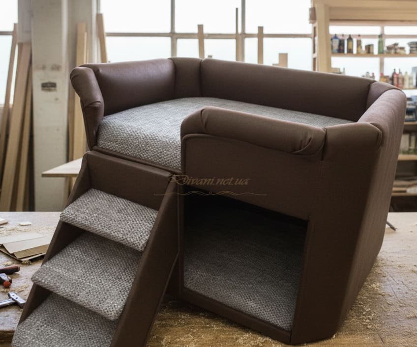 лежанка из прочной ткани