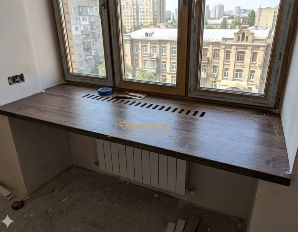 купить деревянные подоконники на заказ